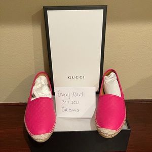 Gucci Leather Espadrilles